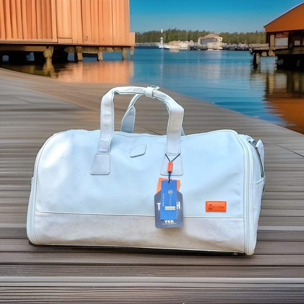 STITCH Golf UGB Ultimate Garment Bag 2-in-1 Convertible Duffle Light Gray NWT